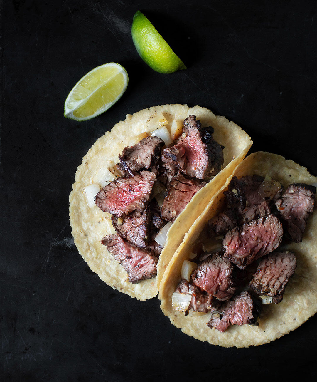 Steak Tacos with Mojo de Ajo
