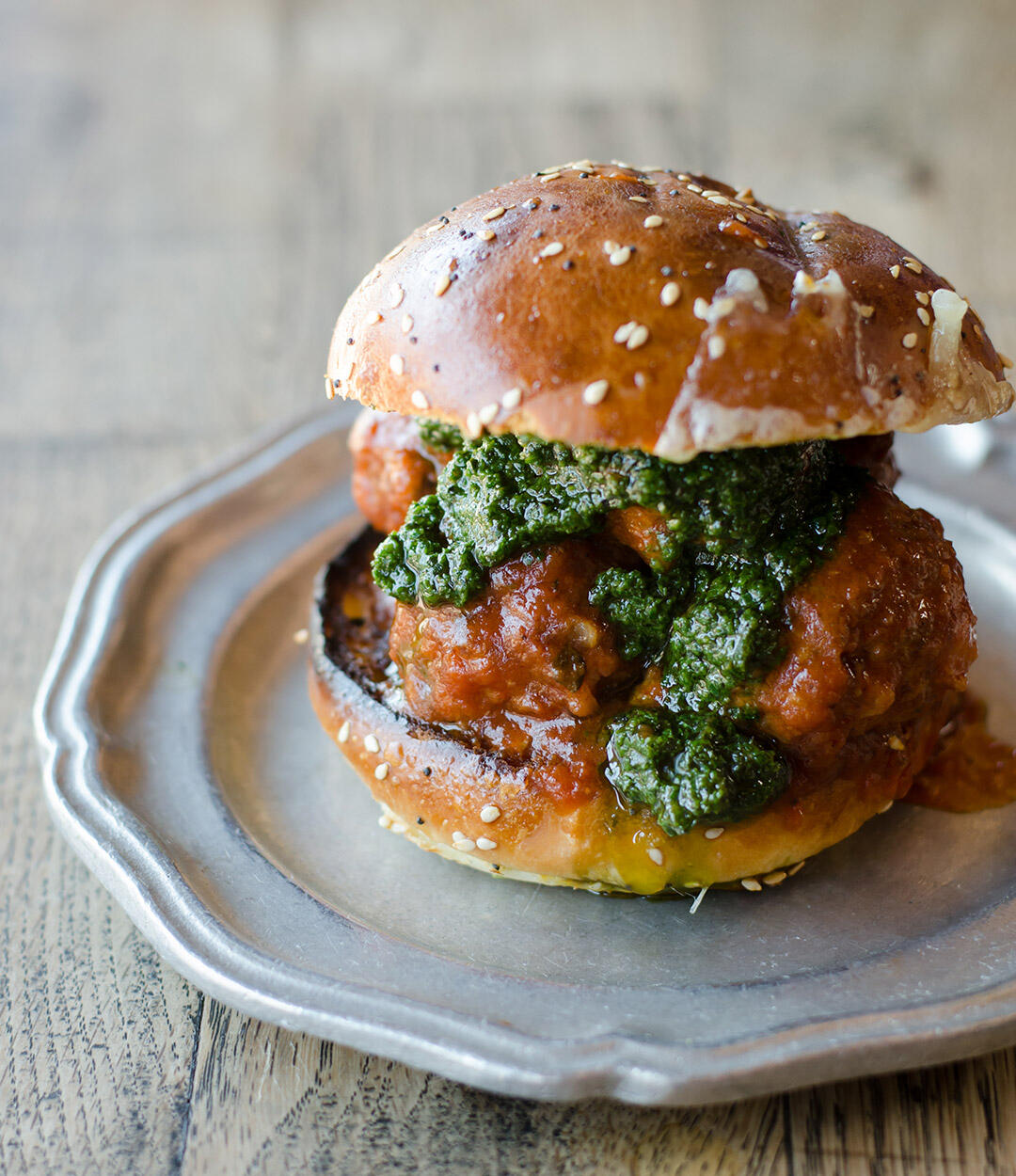 Gjelina GTA Pork Meatball Sandwich